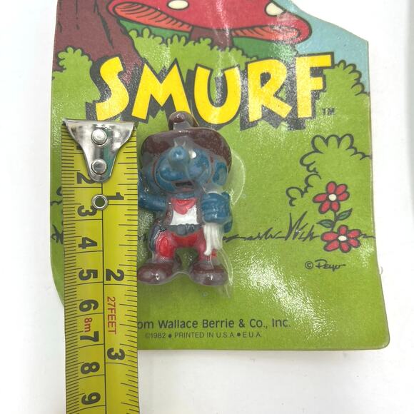 Vintage 1980’s Smurfs Collectible Figurines Wallace & Berrie-Set of 4-IN PLASTIC - Picture 7 of 7